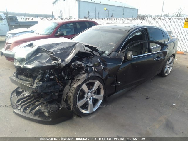 6G2EC57Y88L136609 - 2008 PONTIAC G8 GT BLACK photo 2