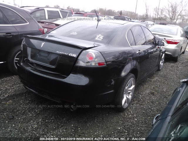 6G2EC57Y88L136609 - 2008 PONTIAC G8 GT BLACK photo 4