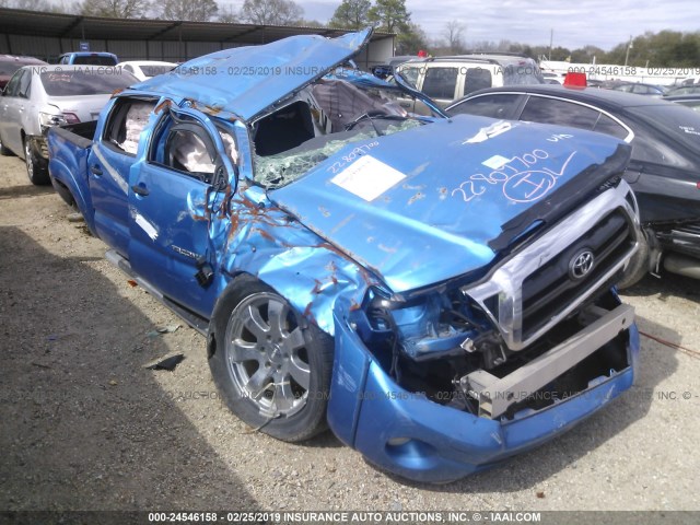 3TMJU62N79M086714 - 2009 TOYOTA TACOMA DOUBLE CAB PRERUNNER BLUE photo 1