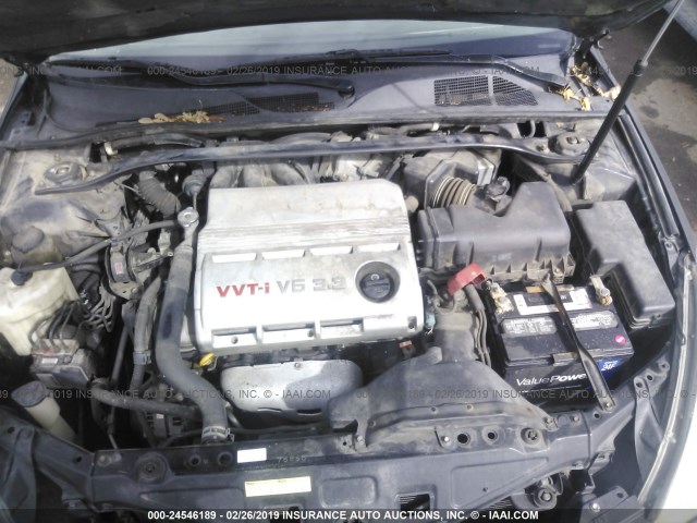 4T1FA38P74U025501 - 2004 TOYOTA CAMRY SOLARA SE/SLE BLACK photo 10