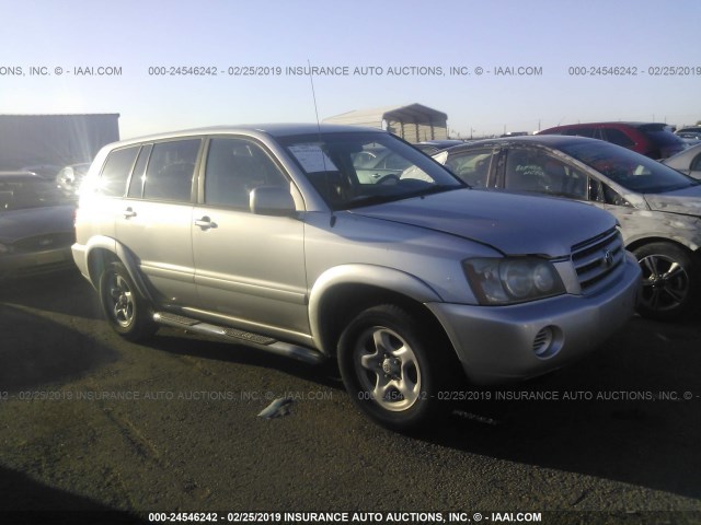 JTEGF21A920063726 - 2002 TOYOTA HIGHLANDER LIMITED SILVER photo 1