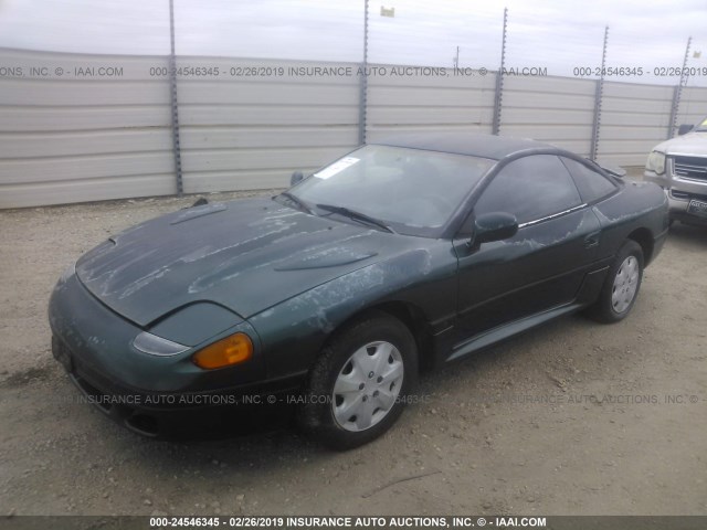 JB3BM44H0PY040192 - 1993 DODGE STEALTH GREEN photo 2