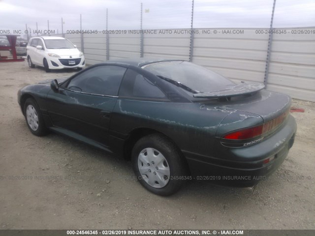 JB3BM44H0PY040192 - 1993 DODGE STEALTH GREEN photo 3