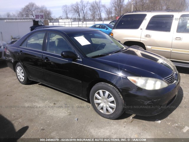 4T1BE32KX5U083779 - 2005 TOYOTA CAMRY LE/XLE/SE BLACK photo 1