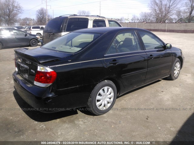 4T1BE32KX5U083779 - 2005 TOYOTA CAMRY LE/XLE/SE BLACK photo 4