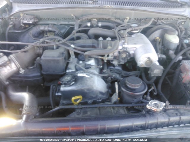 5TEGM92N21Z793013 - 2001 TOYOTA TACOMA DOUBLE CAB PRERUNNER GREEN photo 10