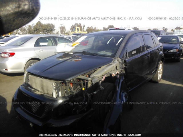 1B3CB4HAXAD650431 - 2010 DODGE CALIBER SXT BLACK photo 2