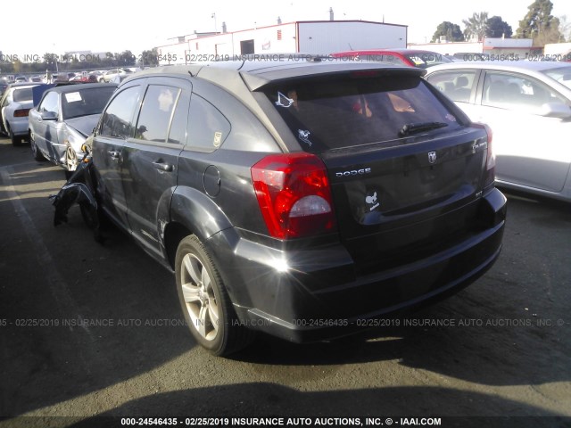 1B3CB4HAXAD650431 - 2010 DODGE CALIBER SXT BLACK photo 3