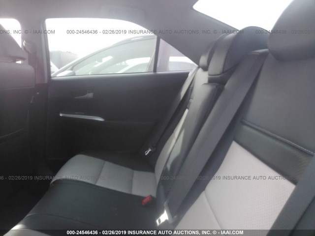 4T1BF1FKXCU093897 - 2012 TOYOTA CAMRY SE/LE/XLE 黑色 照片 8