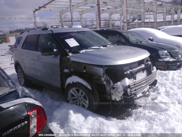 1FMHK8D84BGA91789 - 2011 FORD EXPLORER XLT SILVER photo 1