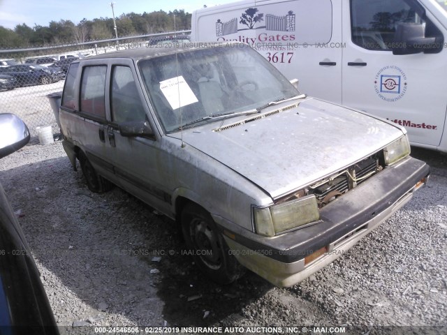 JN1HM05S8GX034757 - 1986 NISSAN STANZA SILVER photo 1