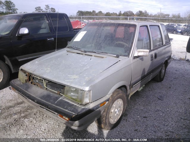 JN1HM05S8GX034757 - 1986 NISSAN STANZA SILVER photo 2