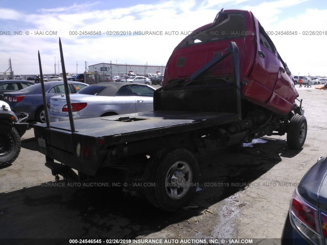 3D7KS28L19G524320 - 2009 DODGE RAM 2500 RED photo 4