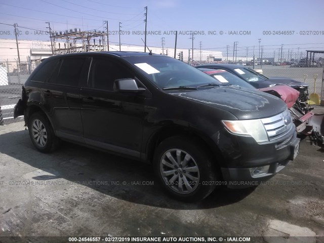 2FMDK38CX7BB56417 - 2007 FORD EDGE SEL BLACK photo 1