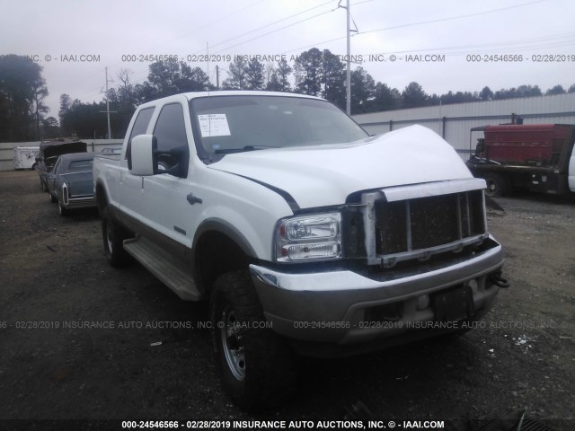 1FTSW31P64EA23764 - 2004 FORD F350 SRW SUPER DUTY WHITE photo 1