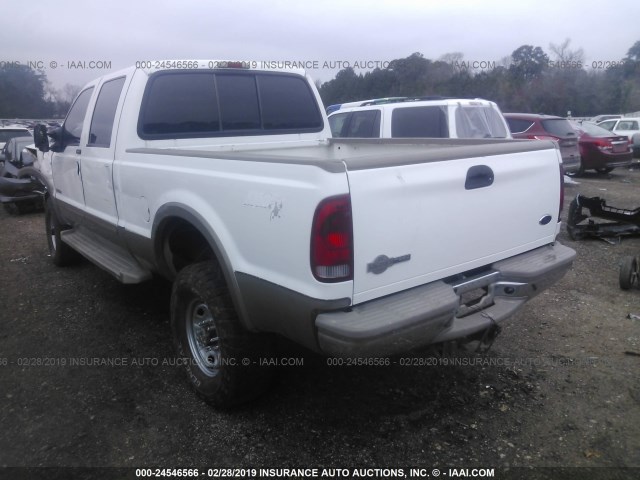 1FTSW31P64EA23764 - 2004 FORD F350 SRW SUPER DUTY WHITE photo 3