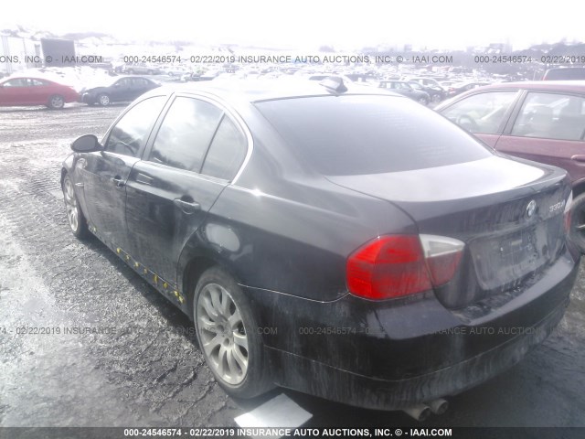 WBAVD33526KV64732 - 2006 BMW 330 XI BLACK photo 3