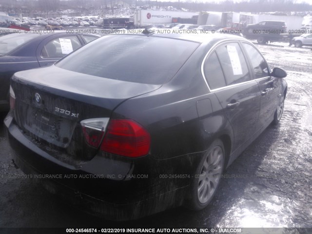 WBAVD33526KV64732 - 2006 BMW 330 XI BLACK photo 4