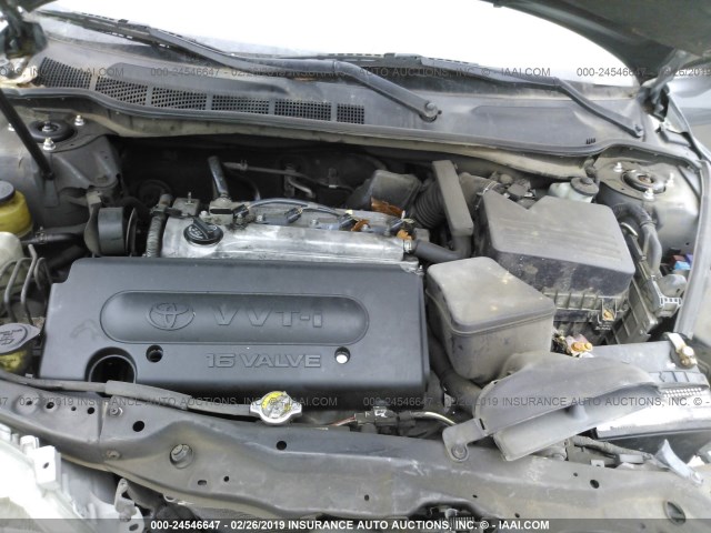 4T1BE46K47U105259 - 2007 TOYOTA CAMRY NEW GENERAT CE/LE/XLE/SE GRAY photo 10
