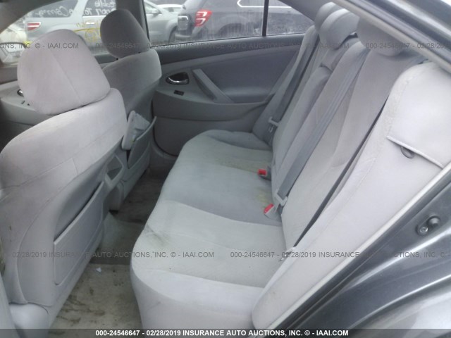 4T1BE46K47U105259 - 2007 TOYOTA CAMRY NEW GENERAT CE/LE/XLE/SE GRAY photo 8