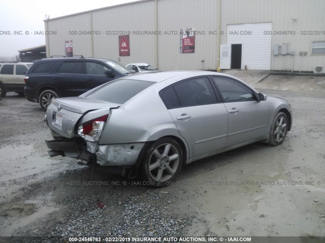 1N4BA41E55C822523 - 2005 NISSAN MAXIMA SE/SL SILVER photo 4