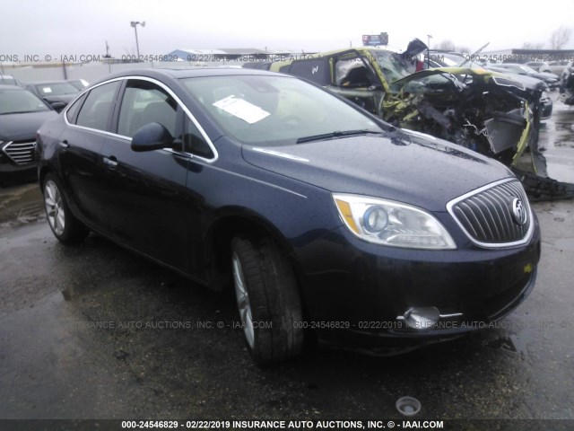 1G4PT5SV7F4111735 - 2015 BUICK VERANO PREMIUM Dark Blue photo 1