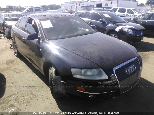 WAUAH74FX7N067333 - 2007 AUDI A6 3.2 Dark Blue photo 1