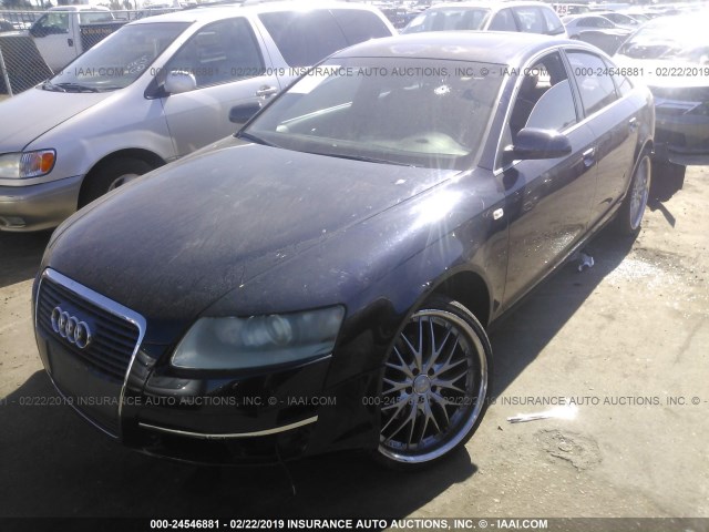 WAUAH74FX7N067333 - 2007 AUDI A6 3.2 Dark Blue photo 2