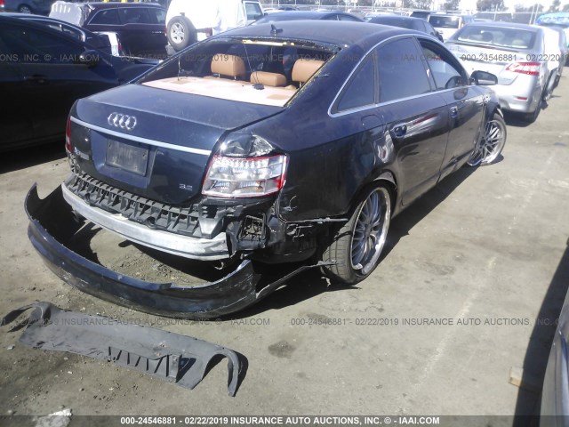 WAUAH74FX7N067333 - 2007 AUDI A6 3.2 Dark Blue photo 4