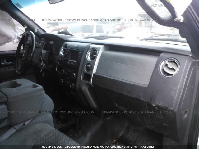 1FTFX1EF7DKD84684 - 2013 FORD F150 SUPER CAB WHITE photo 5