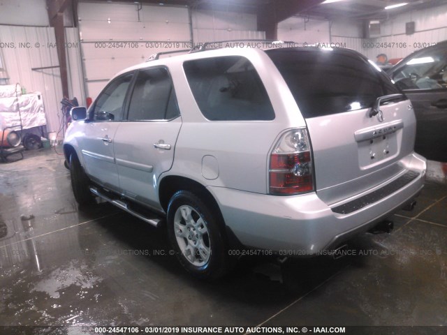 2HNYD188X6H548335 - 2006 ACURA MDX TOURING SILVER photo 3