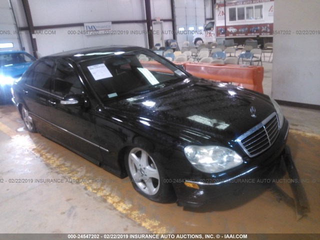 WDBNG75J26A483603 - 2006 MERCEDES-BENZ S 500 BLACK photo 1