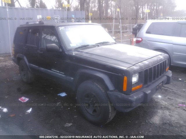 1J4FF68SXXL671910 - 1999 JEEP CHEROKEE SPORT/CLASSIC შავი ფოტო 1