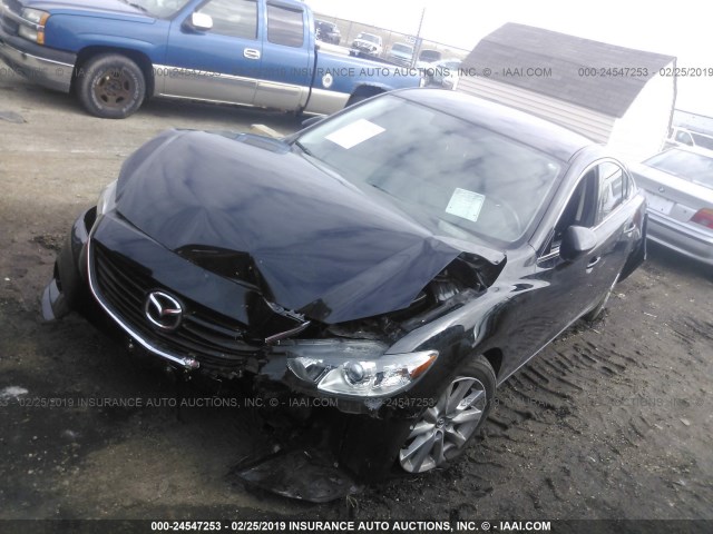 JM1GJ1U63E1142487 - 2014 MAZDA 6 SPORT BLACK photo 2