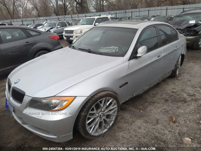 WBAVD53508A010898 - 2008 BMW 335 XI SILVER photo 2