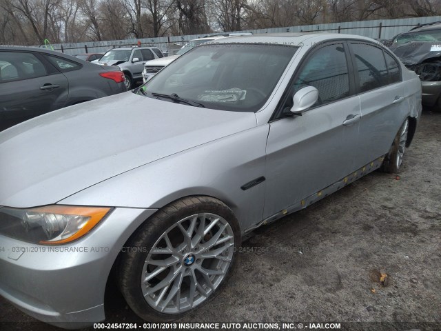 WBAVD53508A010898 - 2008 BMW 335 XI SILVER photo 6