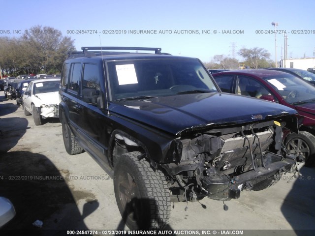 1J8HG48KX7C511440 - 2007 JEEP COMMANDER შავი ფოტო 1