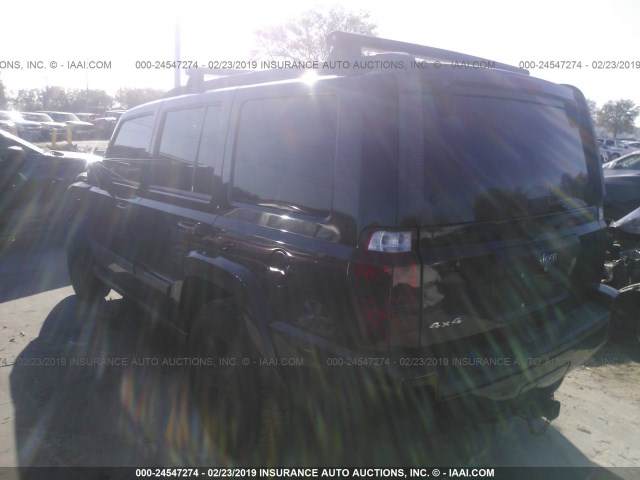 1J8HG48KX7C511440 - 2007 JEEP COMMANDER შავი ფოტო 3