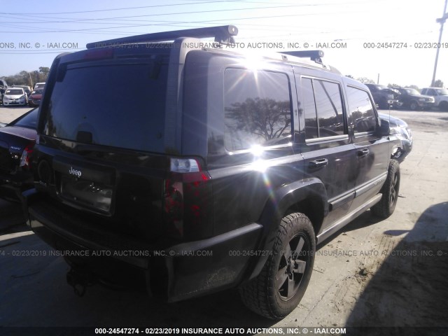 1J8HG48KX7C511440 - 2007 JEEP COMMANDER შავი ფოტო 4