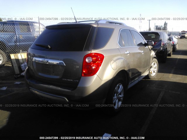 2GNALFEK7C6110958 - 2012 CHEVROLET EQUINOX LTZ GRAY photo 4