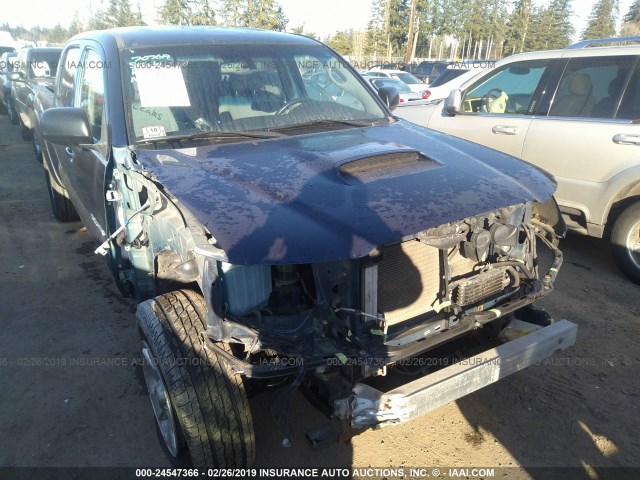 5TEMU52N06Z263092 - 2006 TOYOTA TACOMA DOUBLE CAB LONG BED BLUE photo 6