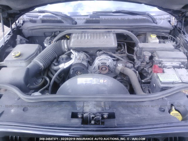 1J8HG48K46C355524 - 2006 JEEP COMMANDER BLACK photo 10