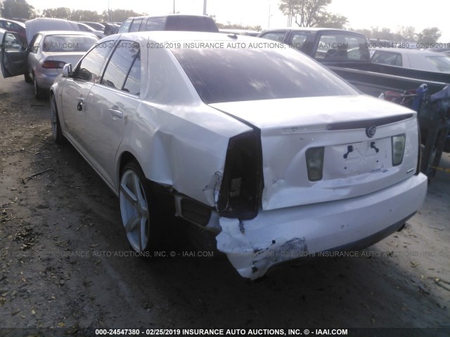 1G6DW677760109122 - 2006 CADILLAC STS WHITE photo 3