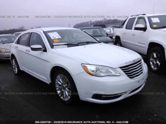 1C3BC2FG3BN580239 - 2011 CHRYSLER 200 LIMITED WHITE photo 1