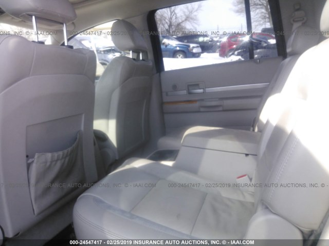 1A8HW58247F516057 - 2007 CHRYSLER ASPEN LIMITED BLACK photo 8