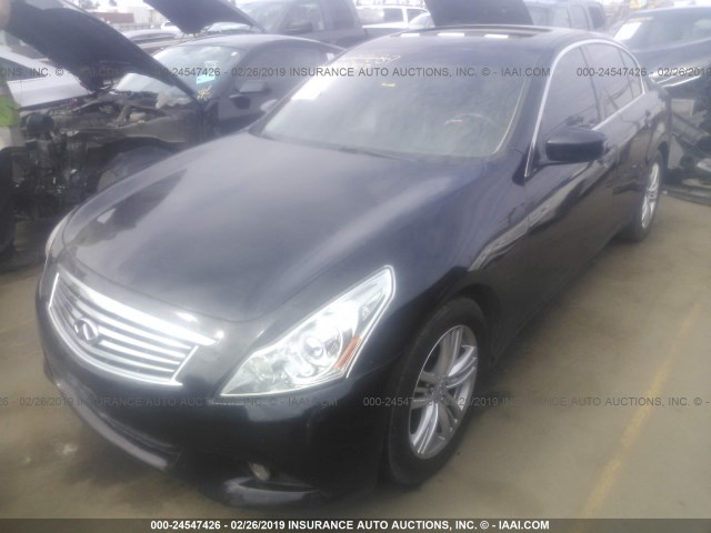 JN1CV6AP7CM627727 - 2012 INFINITI G37 SPORT BLACK photo 2