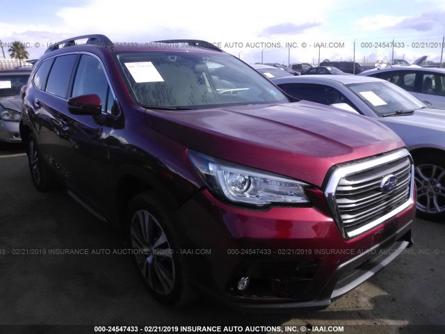 4S4WMAMD1K3404911 - 2019 SUBARU ASCENT LIMITED RED photo 1