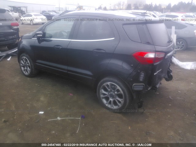 MAJ3P1VE4JC212666 - 2018 FORD ECOSPORT TITANIUM BLACK photo 3