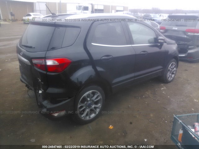 MAJ3P1VE4JC212666 - 2018 FORD ECOSPORT TITANIUM BLACK photo 4