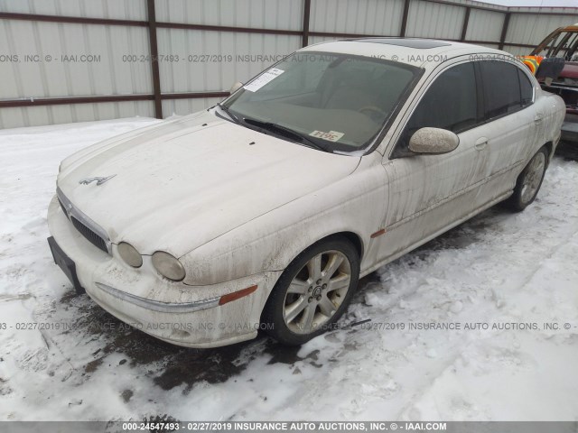 SAJEA51C33WD26311 - 2003 JAGUAR X-TYPE 3.0 WHITE photo 2